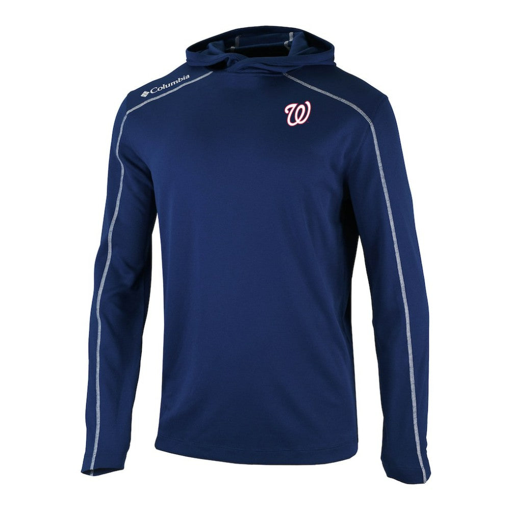 Washington Nationals Columbia Omni-Wick Shotgun Pullover Hoodie - MLB Hoodies
