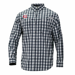 Minnesota Twins Columbia Super Tamiami Omni-Shade Long Sleeve Button-Down Shirt - MLB