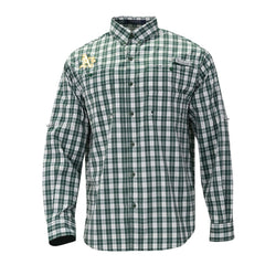 Athletics Columbia Super Tamiami Omni-Shade Long Sleeve Button-Down Shirt - MLB