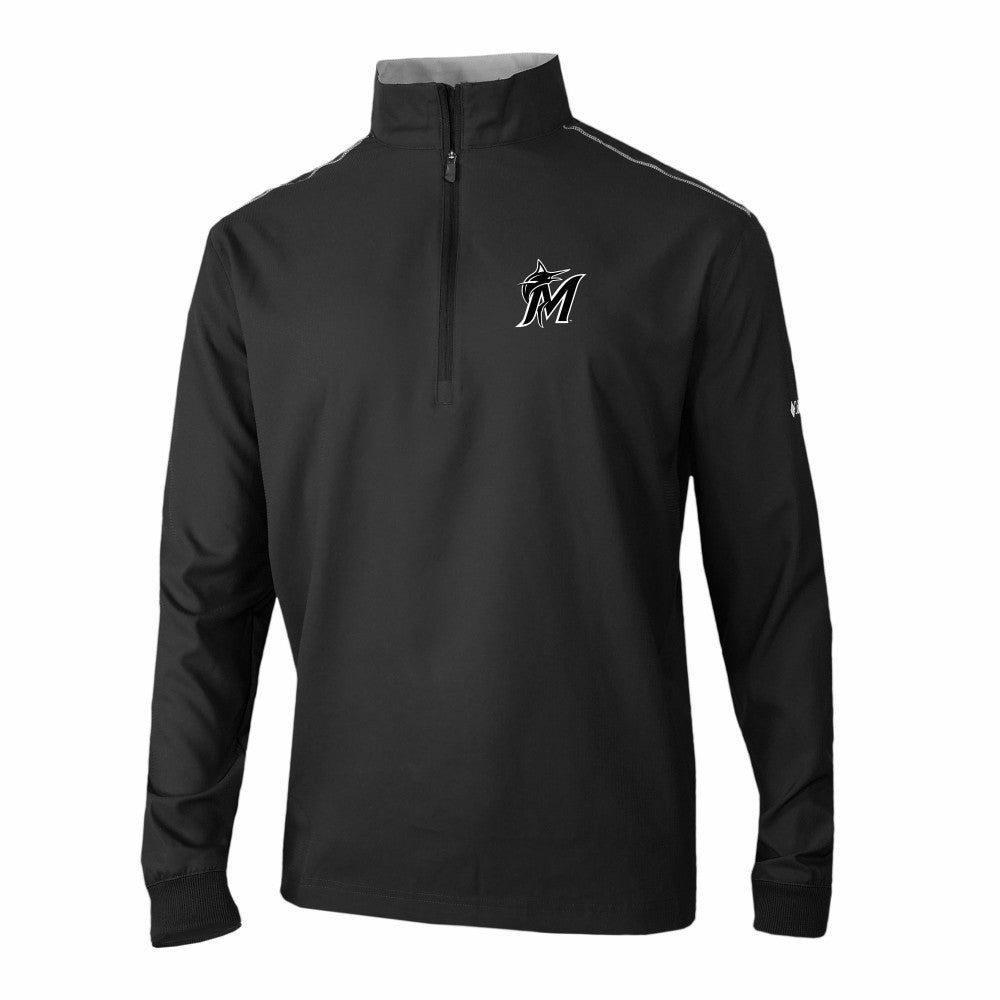 Miami Marlins Columbia Omni-Wick Bogey's Paradise Quarter-Zip Pullover - MLB Pullover