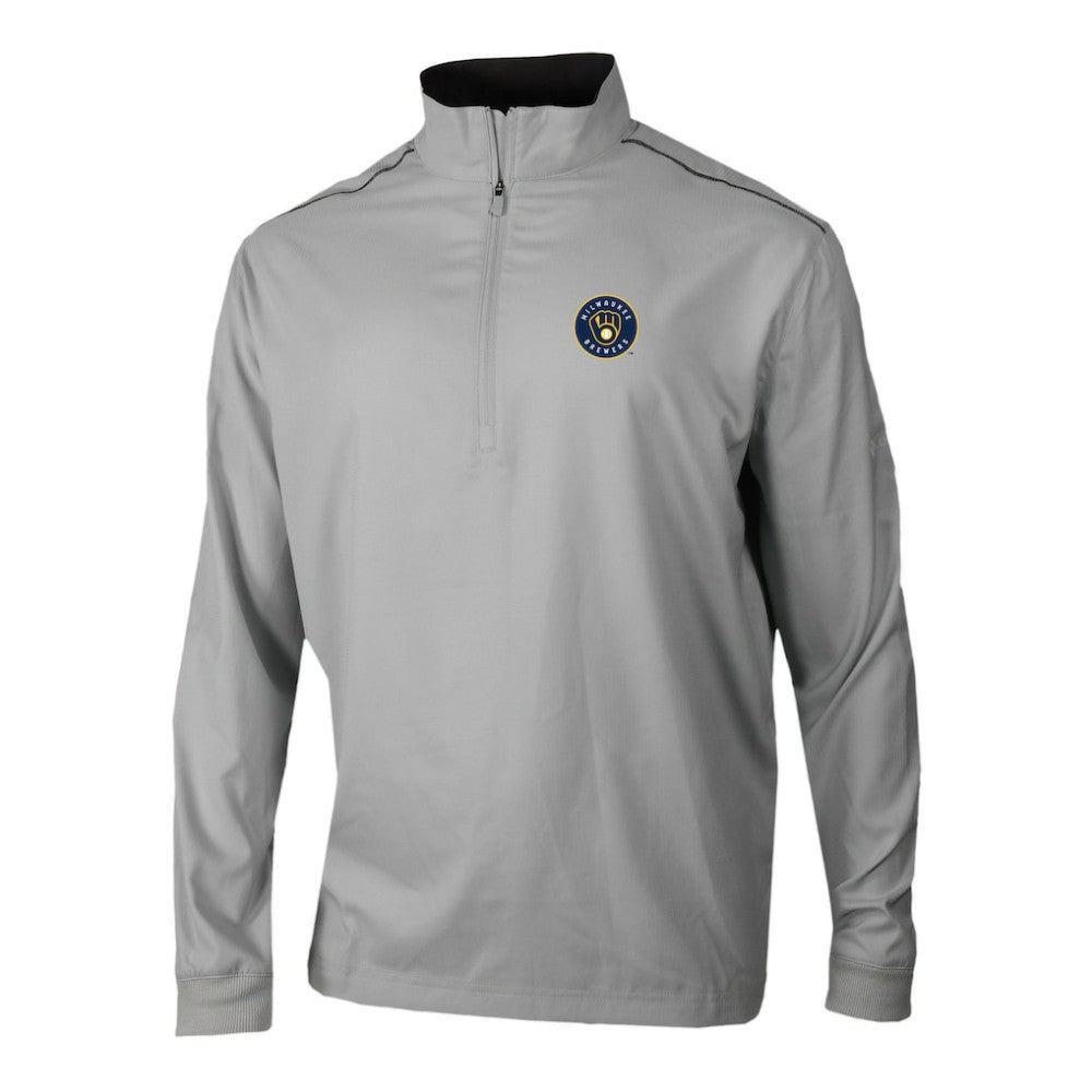 Milwaukee Brewers Columbia Omni-Wick Bogey's Paradise Quarter-Zip Pullover - MLB Pullover