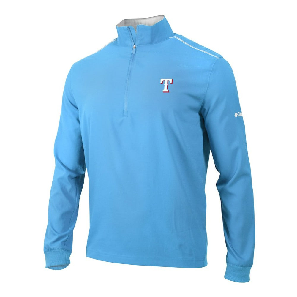 Texas Rangers Columbia Omni-Wick Bogey's Paradise Quarter-Zip Pullover - MLB Pullover