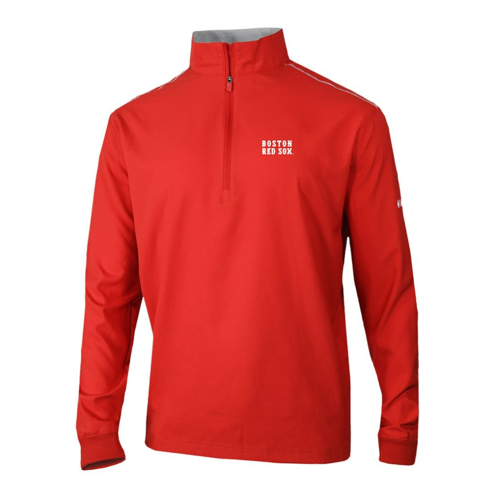 Boston Red Sox Columbia Omni-Wick Bogey's Paradise Quarter-Zip Pullover - MLB Pullover