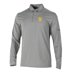 San Diego Padres Columbia Omni-Wick Pin High Long Sleeve Polo - MLB