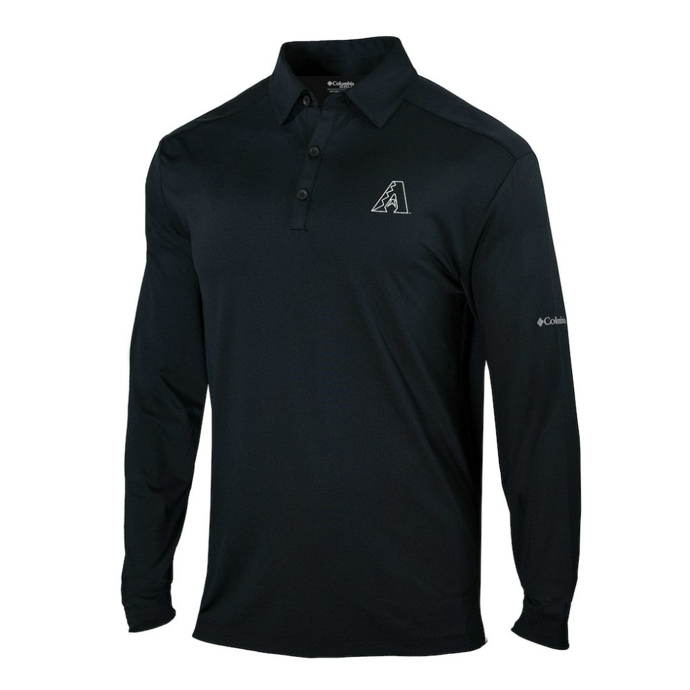 Arizona Diamondbacks Columbia Omni-Wick Pin High Long Sleeve Polo - MLB