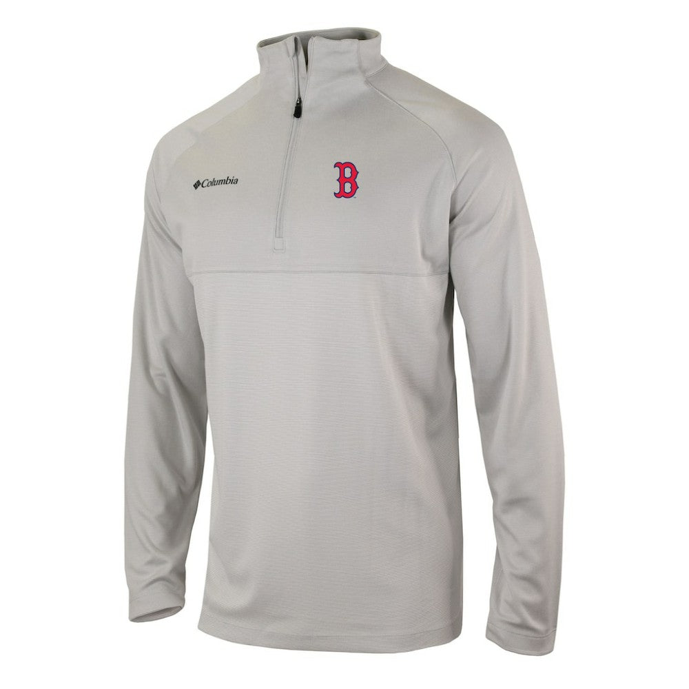 Boston Red Sox Columbia Omni-Wick Raglan Rockin' It Quarter-Zip Pullover - MLB Pullover