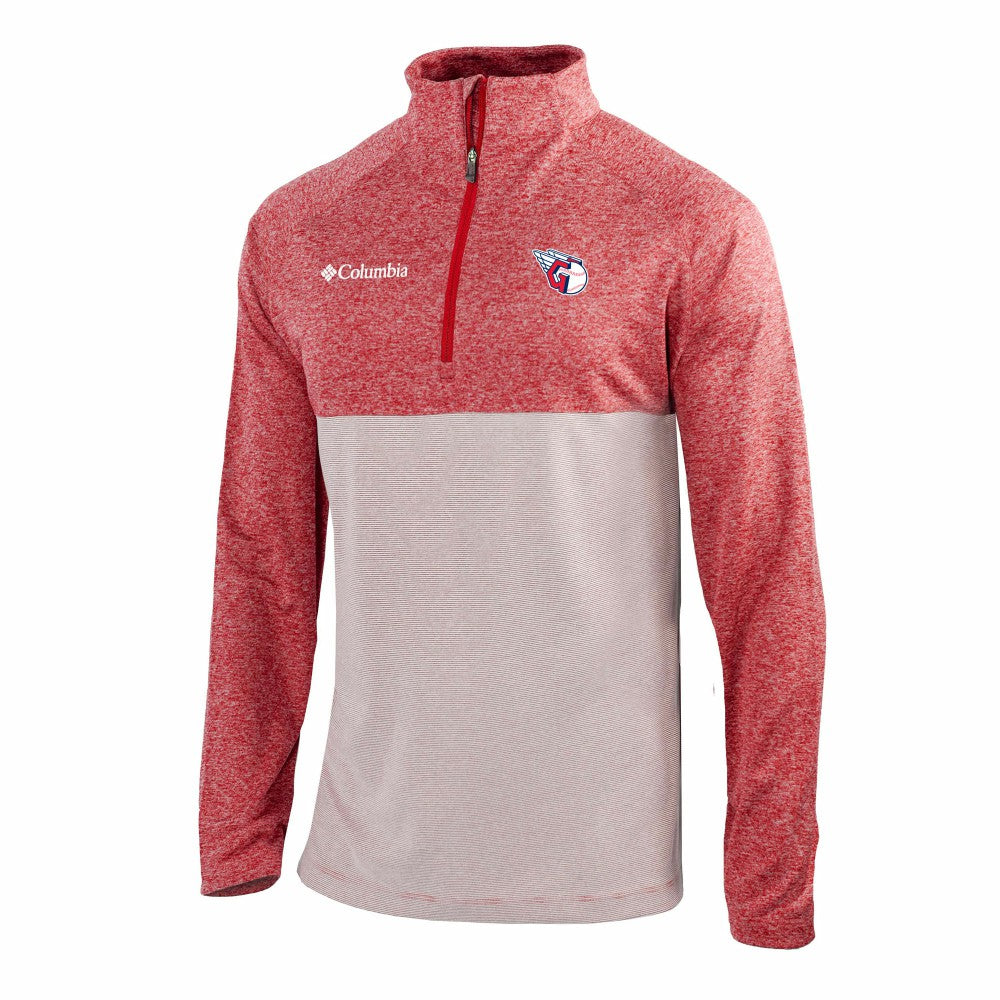 Cleveland Guardians Columbia Omni-Wick Raglan Rockin' It Quarter-Zip Pullover - MLB Pullover
