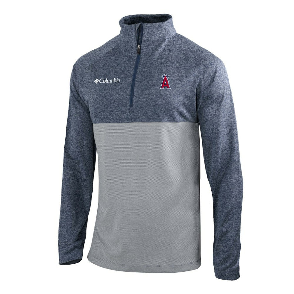 Los Angeles Angels Columbia Omni-Wick Raglan Rockin' It Quarter-Zip Pullover - MLB Pullover
