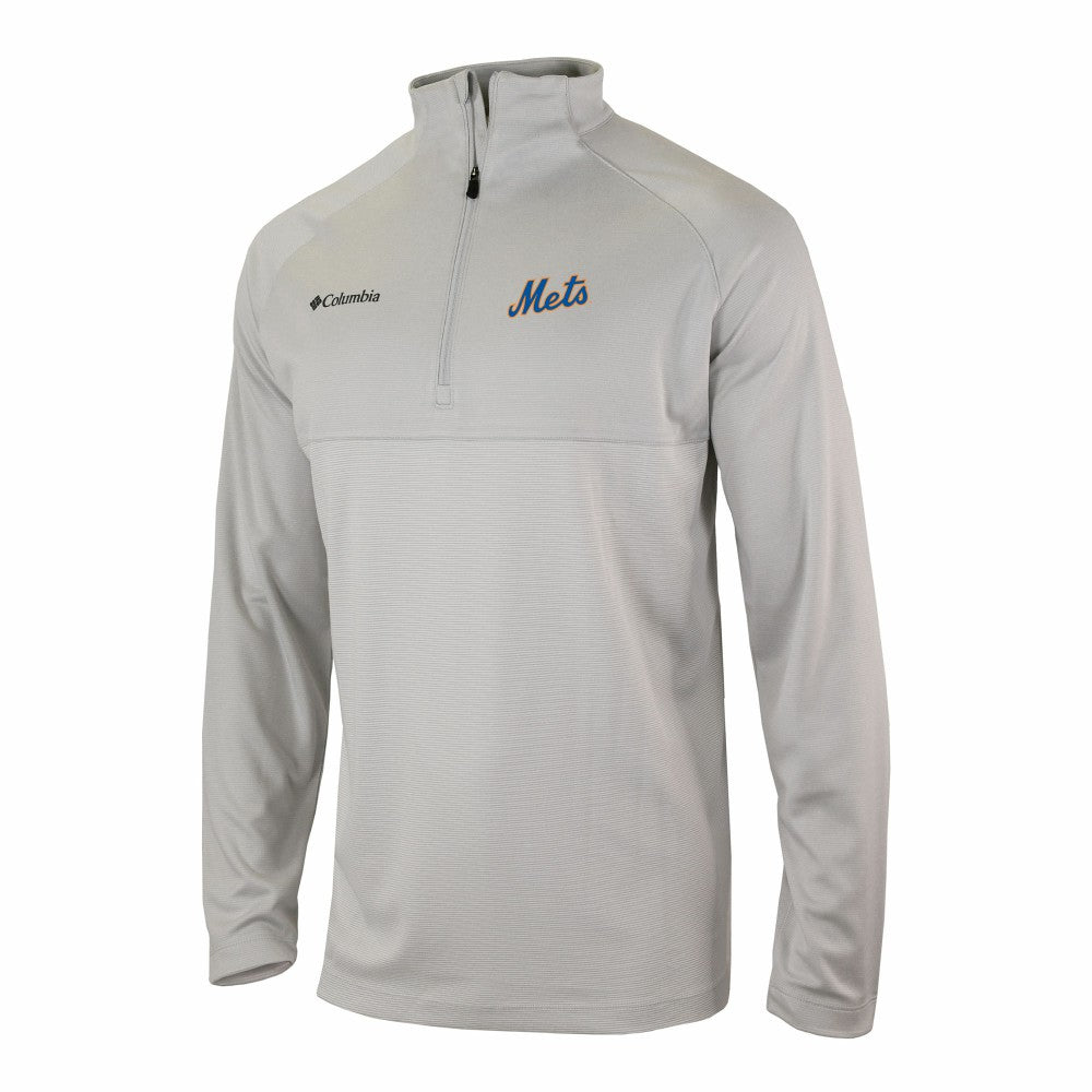 New York Mets Columbia Omni-Wick Raglan Rockin' It Quarter-Zip Pullover - MLB Pullover