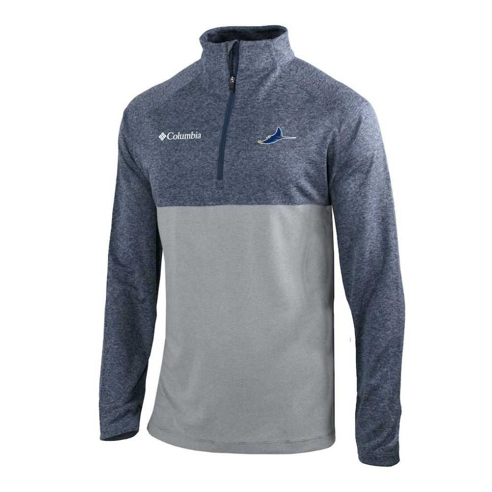 Tampa Bay Rays Columbia Omni-Wick Raglan Rockin' It Quarter-Zip Pullover - MLB Pullover