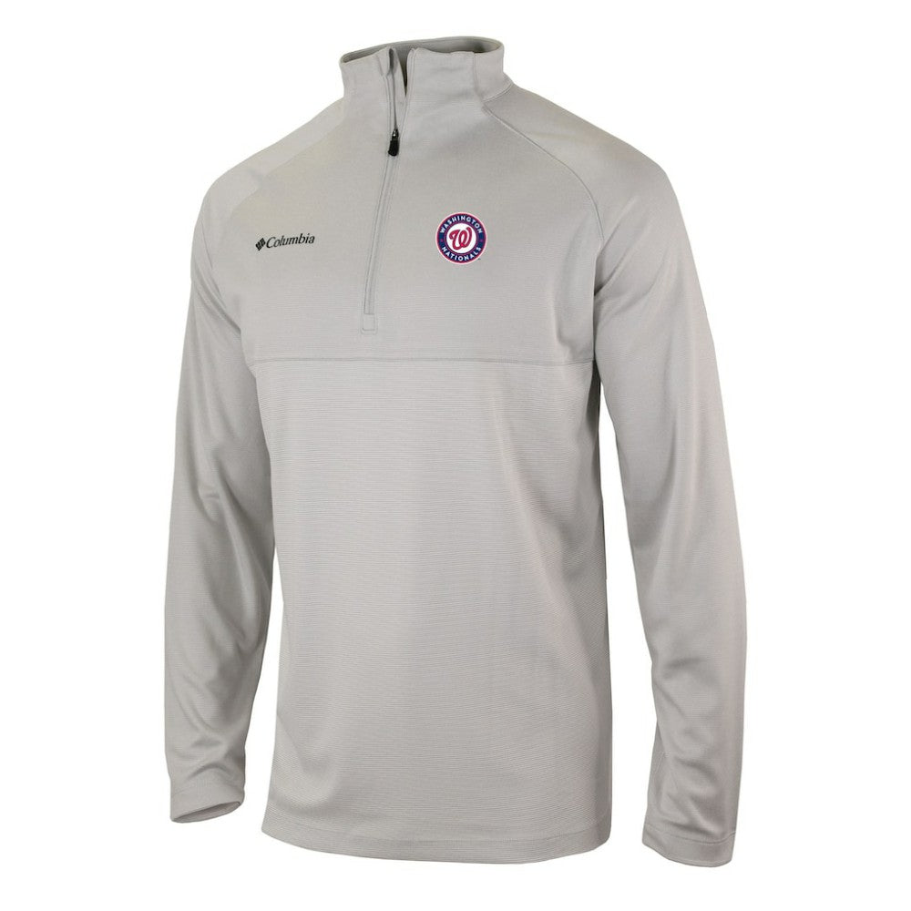 Washington Nationals Columbia Omni-Wick Raglan Rockin' It Quarter-Zip Pullover - MLB Pullover