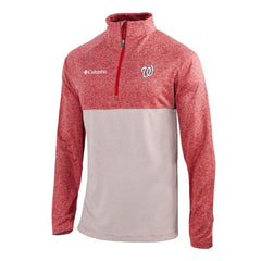 Washington Nationals Columbia Omni-Wick Raglan Rockin' It Quarter-Zip Pullover - MLB Pullover