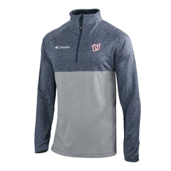 Washington Nationals Columbia Omni-Wick Raglan Rockin' It Quarter-Zip Pullover - MLB Pullover