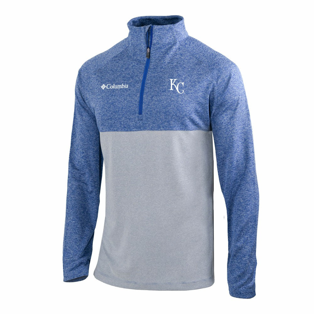 Kansas City Royals Columbia Omni-Wick Raglan Rockin' It Quarter-Zip Pullover - MLB Pullover