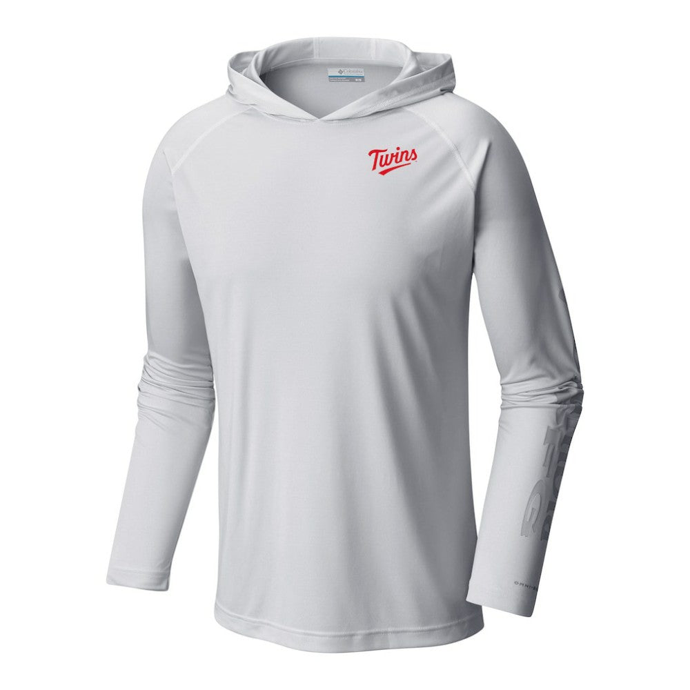 Minnesota Twins Columbia Terminal Tackle Omni-Shade Pullover Hoodie - MLB Hoodies