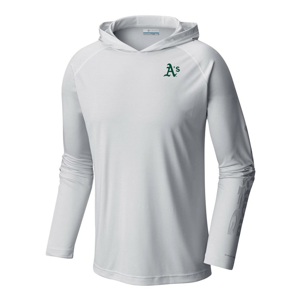 Athletics Columbia Terminal Tackle Omni-Shade Pullover Hoodie - MLB Hoodies