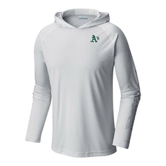 Athletics Columbia Terminal Tackle Omni-Shade Pullover Hoodie - MLB Hoodies