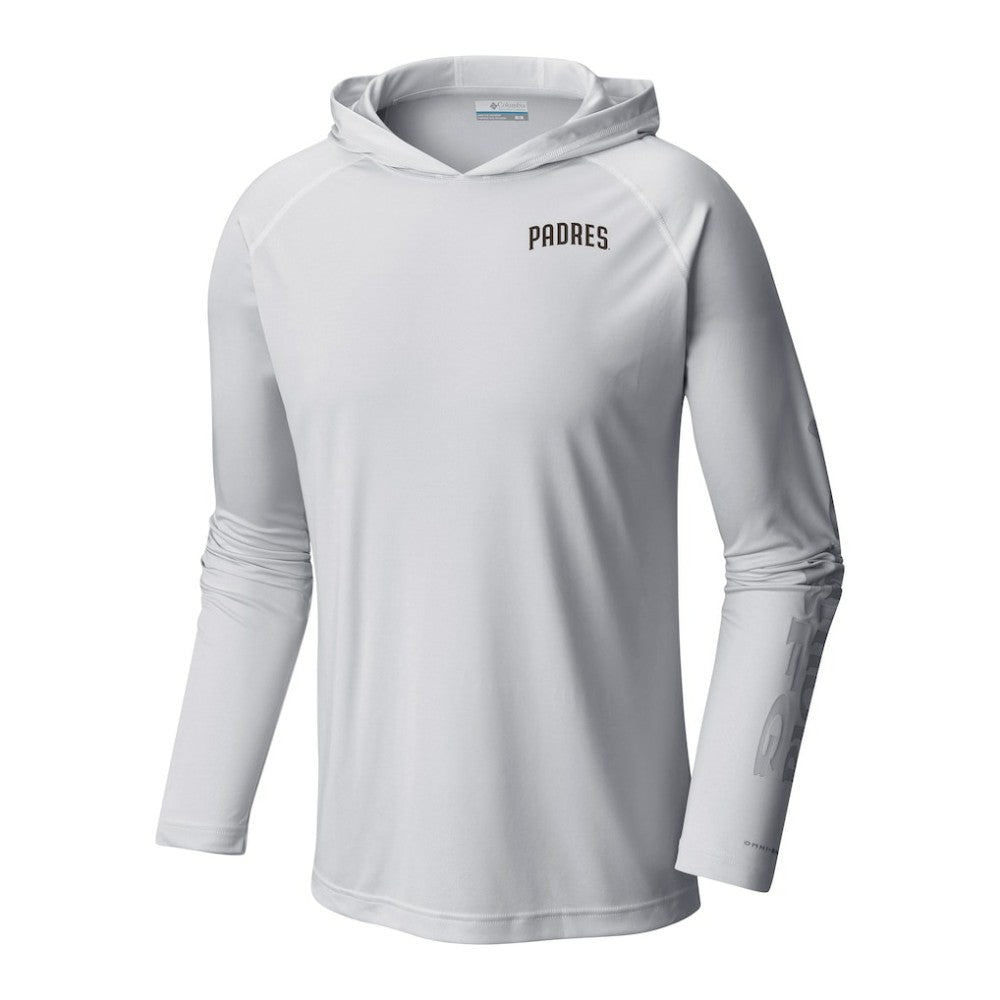 San Diego Padres Columbia Terminal Tackle Omni-Shade Pullover Hoodie - MLB Hoodies