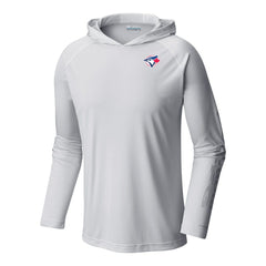 Toronto Blue Jays Columbia Terminal Tackle Omni-Shade Pullover Hoodie - MLB Hoodies