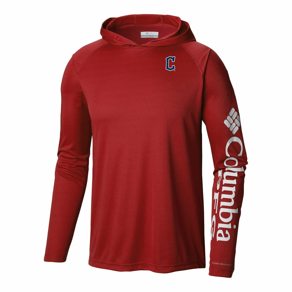 Cleveland Guardians Columbia Terminal Tackle Omni-Shade Pullover Hoodie - MLB Hoodies