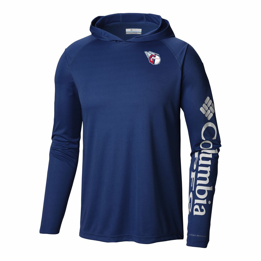 Cleveland Guardians Columbia Terminal Tackle Omni-Shade Pullover Hoodie - MLB Hoodies