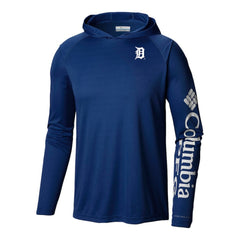 Detroit Tigers Columbia Terminal Tackle Omni-Shade Pullover Hoodie - MLB Hoodies
