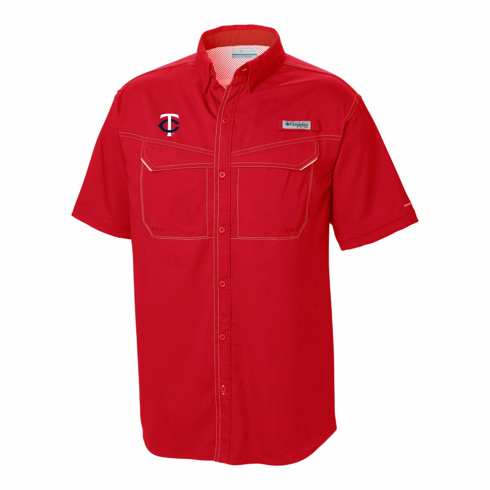 Minnesota Twins Columbia Omni-Wick Low Drag Offshore Button-Up Shirt - MLB