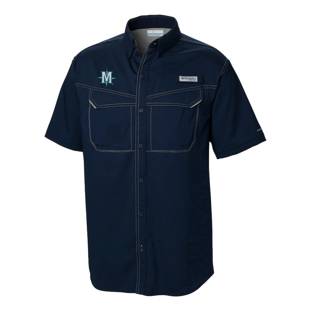 Seattle Mariners Columbia Omni-Wick Low Drag Offshore Button-Up Shirt - MLB