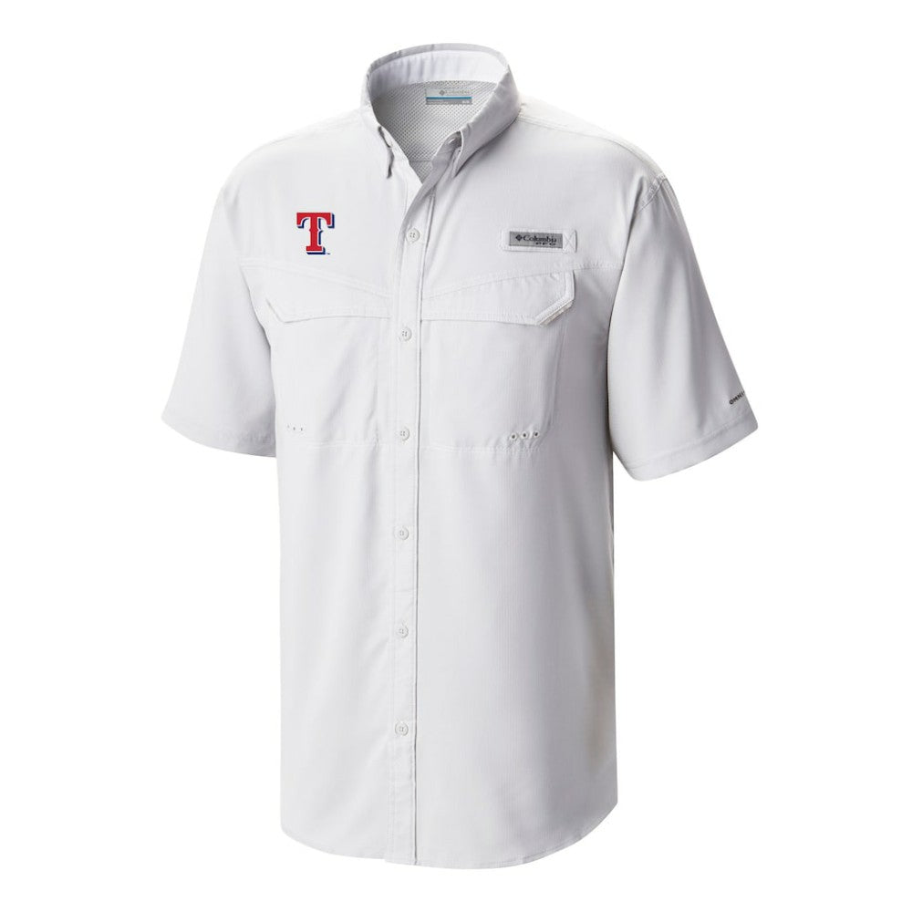 Texas Rangers Columbia Omni-Wick Low Drag Offshore Button-Up Shirt - MLB