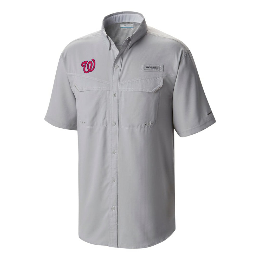 Washington Nationals Columbia Omni-Wick Low Drag Offshore Button-Up Shirt - MLB