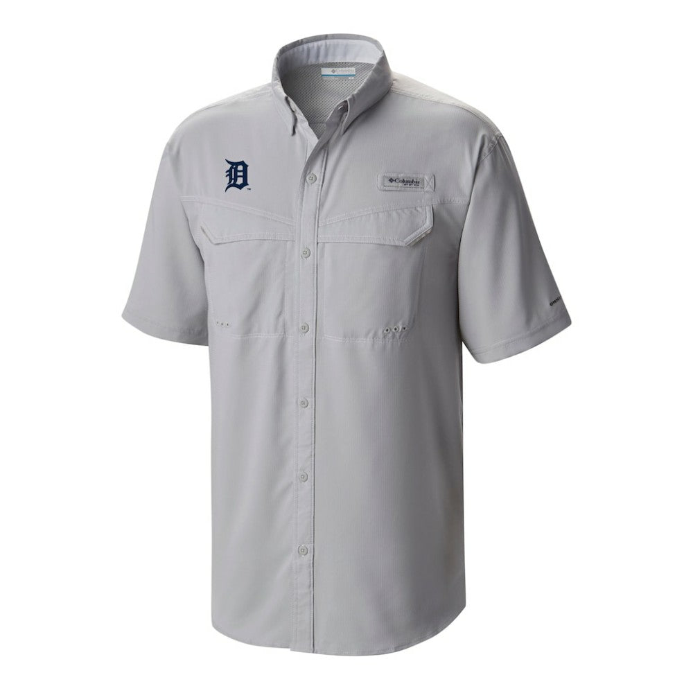 Detroit Tigers Columbia Omni-Wick Low Drag Offshore Button-Up Shirt - MLB