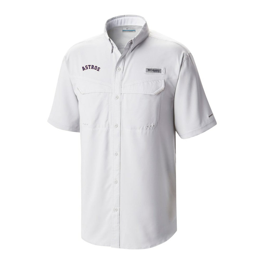Houston Astros Columbia Omni-Wick Low Drag Offshore Button-Up Shirt - MLB