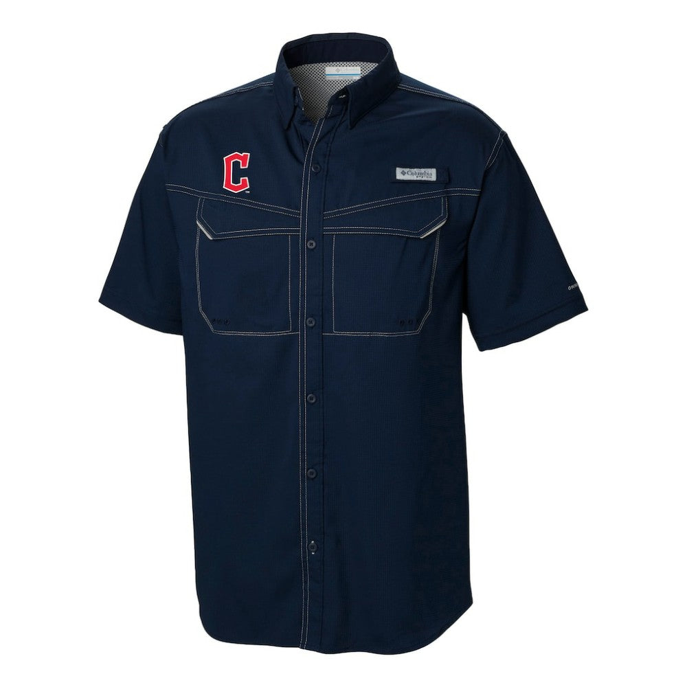 Cleveland Guardians Columbia Omni-Wick Low Drag Offshore Button-Up Shirt - MLB