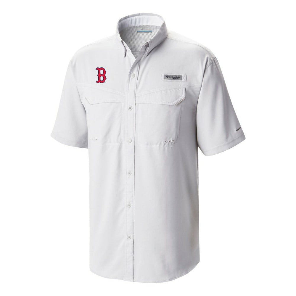 Boston Red Sox Columbia Omni-Wick Low Drag Offshore Button-Up Shirt - MLB