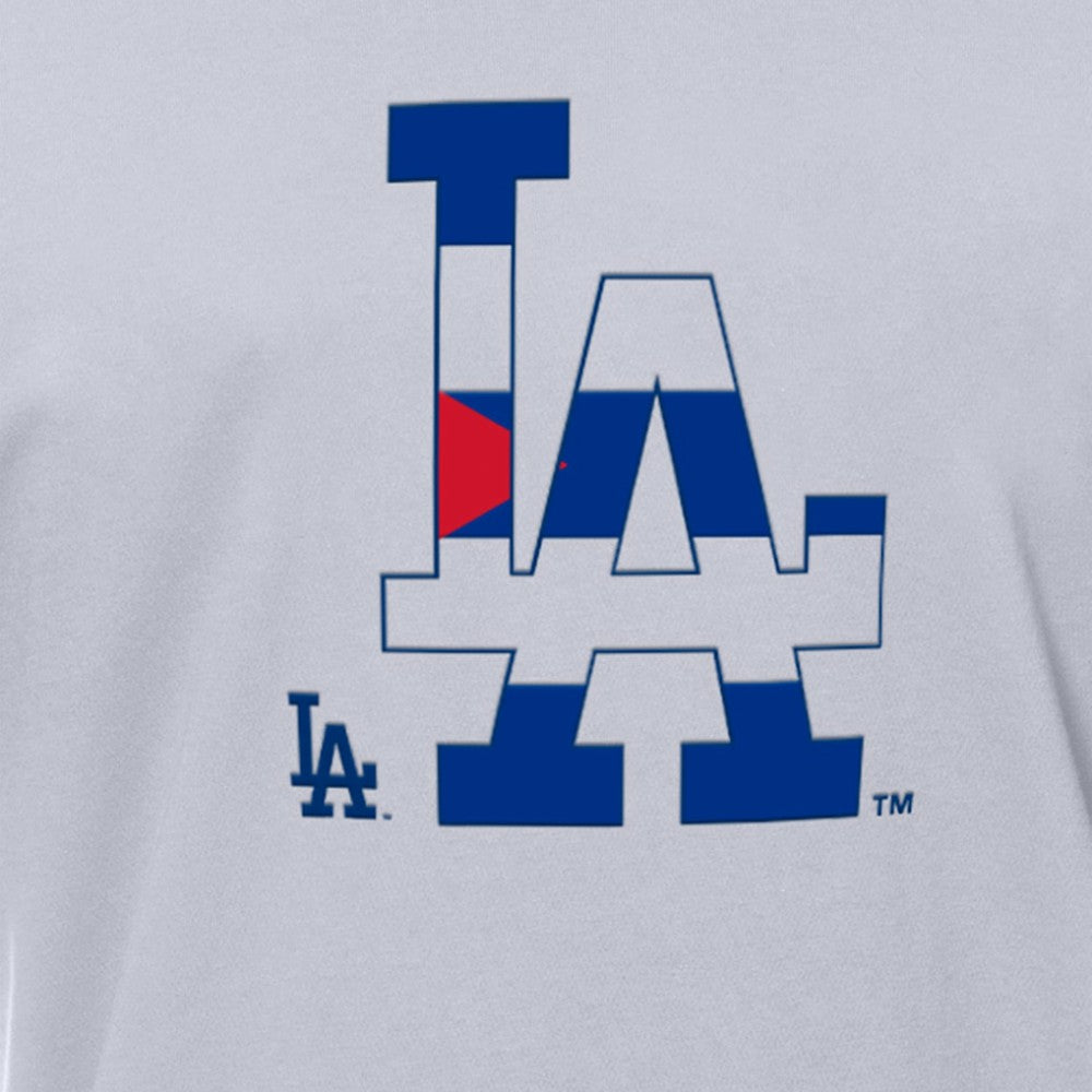 Los Angeles Dodgers New Era Cuban Flag Logo T-Shirt - MLB T-shirts