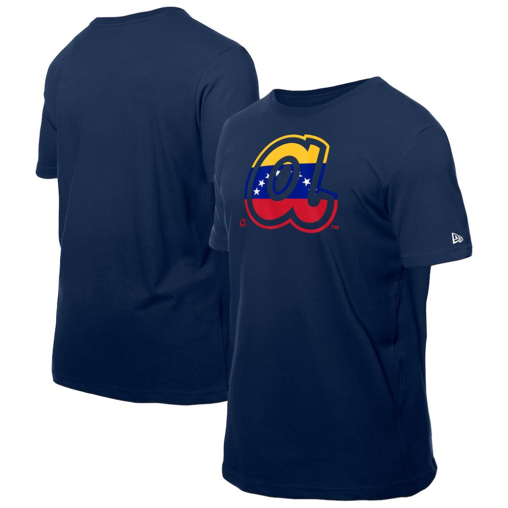 Atlanta Braves New Era Venezuelan Flag Logo T-Shirt - MLB T-shirts