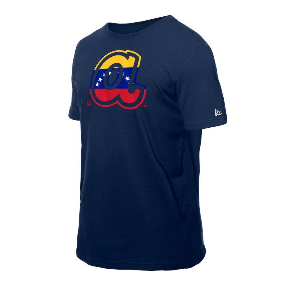 Atlanta Braves New Era Venezuelan Flag Logo T-Shirt - MLB T-shirts