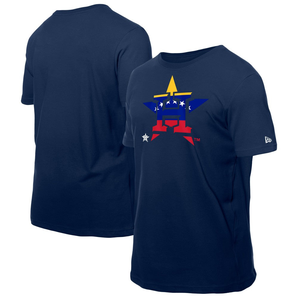 Houston Astros New Era Venezuelan Flag Logo T-Shirt - MLB T-shirts