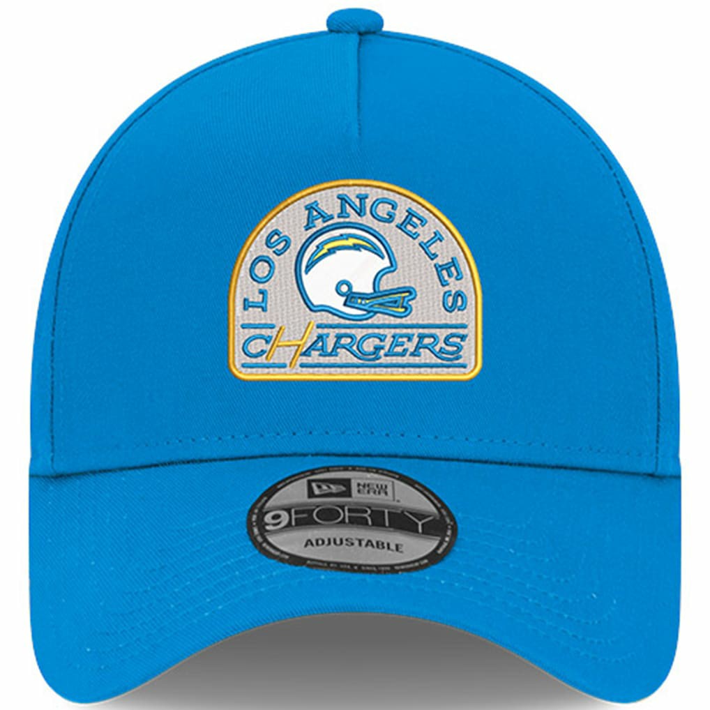 Los Angeles Chargers Charger Power A-Frame 9FORTY Trucker Adjustable Hat | NFL On sale