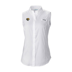 Jacksonville Jaguars Women's Historic Tamiami Omni-Shade Sleeveless Button-Up Shirt | NFL On sale