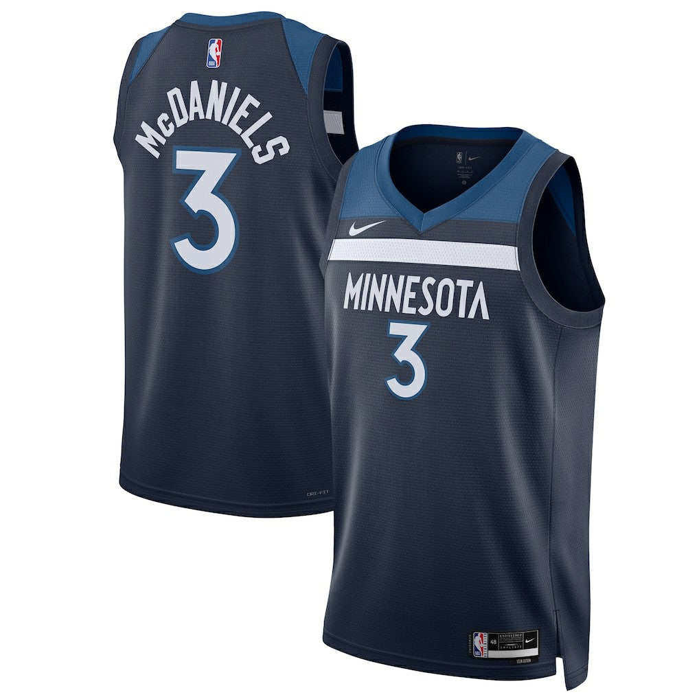 Navy Jaden McDaniels Minnesota Timberwolves Unisex Swingman Player Jersey | NBA