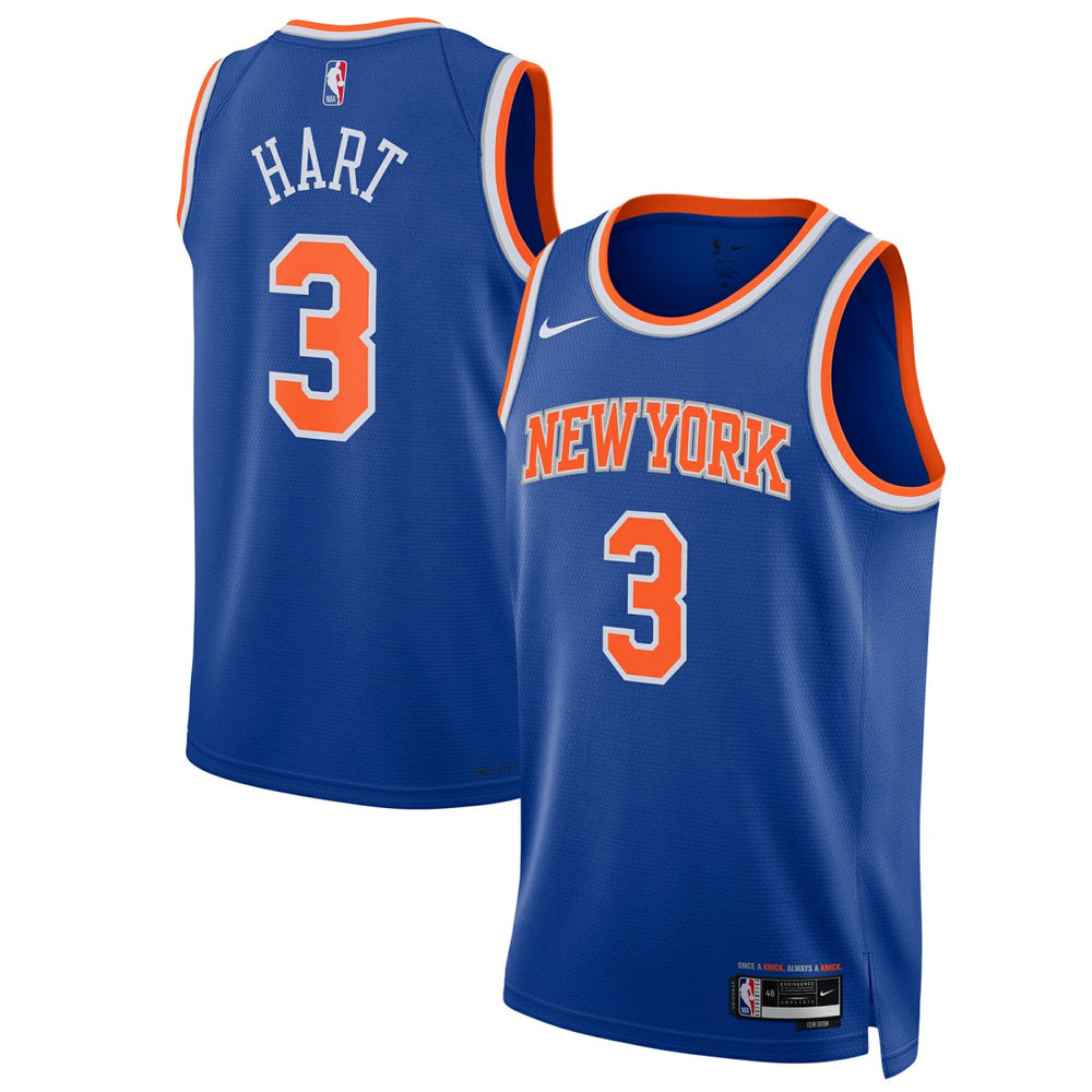Blue Josh Hart New York Knicks Unisex Swingman Player Jersey | NBA