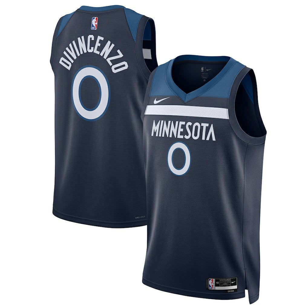 Navy Donte DiVincenzo Minnesota Timberwolves Unisex Swingman Player Jersey | NBA