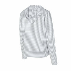 San Francisco 49ers Concepts Sport Women's Liftoff Striped V-Neck Hoodie | NFL Outlet