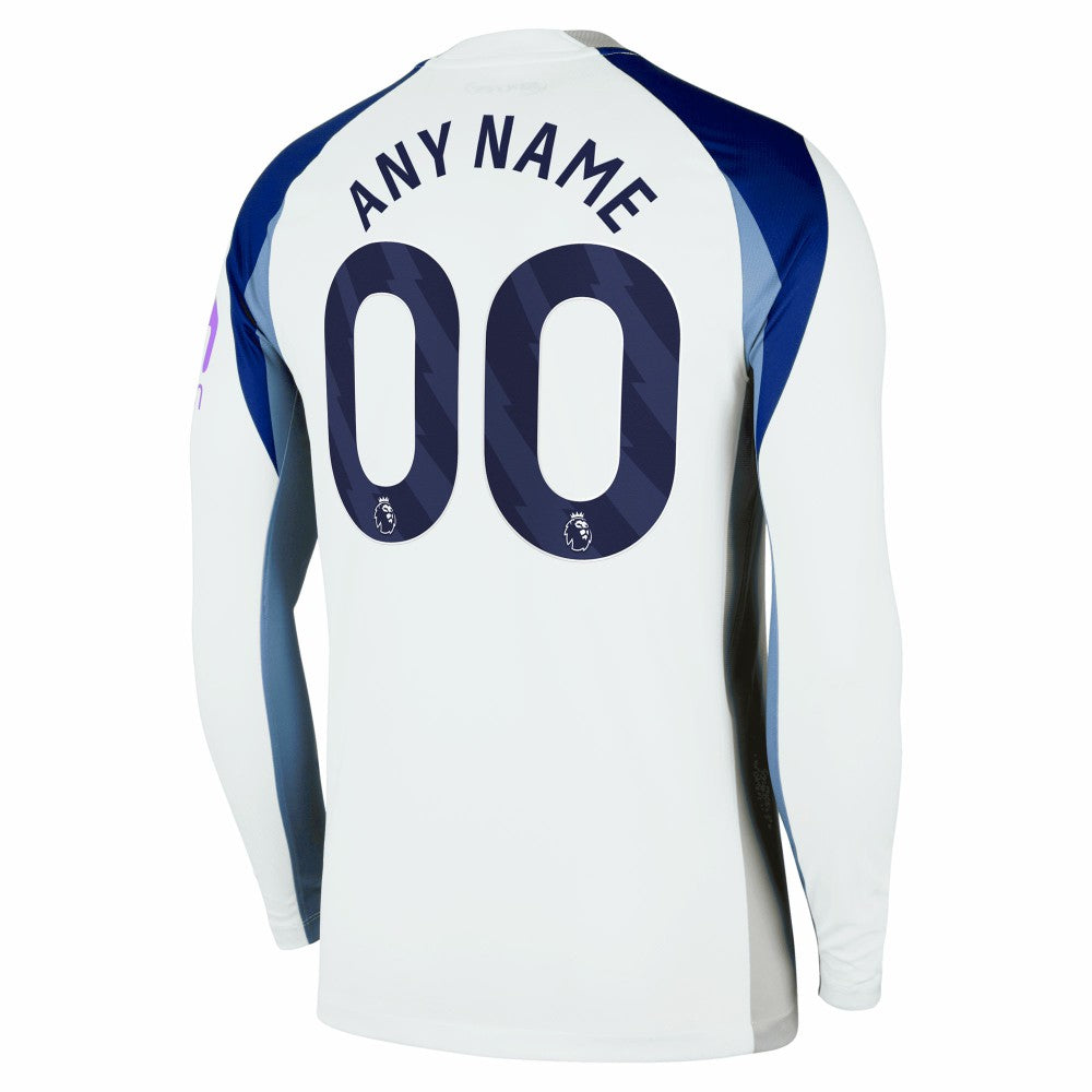 Tottenham Hotspur 2025/26 Home Replica Long Sleeve Custom Jersey