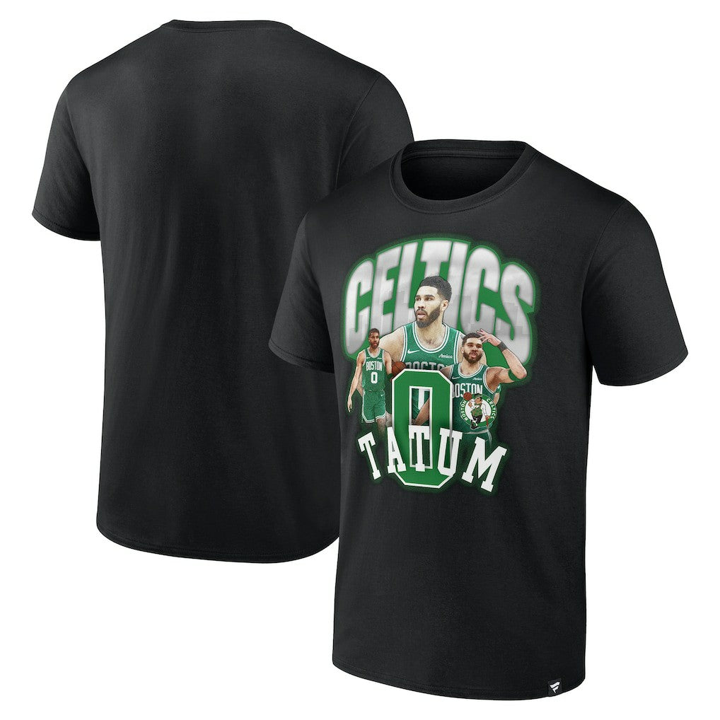 Black Jayson Tatum Boston Celtics Notorious 4.0 T-Shirt | NBA