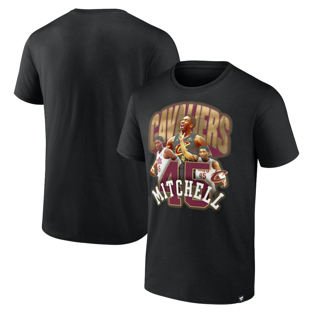 Black Donovan Mitchell Cleveland Cavaliers Notorious 4.0 T-Shirt sale | NBA