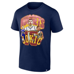 Navy Nikola Jokic Denver Nuggets Notorious 4.0 T-Shirt sale | NBA