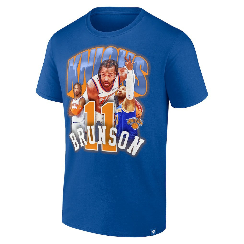 Blue Jalen Brunson New York Knicks Notorious 4.0 T-Shirt | NBA