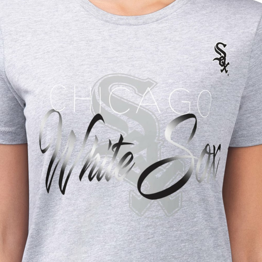 Chicago White Sox G-III 4Her by Carl Banks Women's Super-Slim Fit Lightweight Shadow Logo Graphic T-Shirt - MLB T-shirts